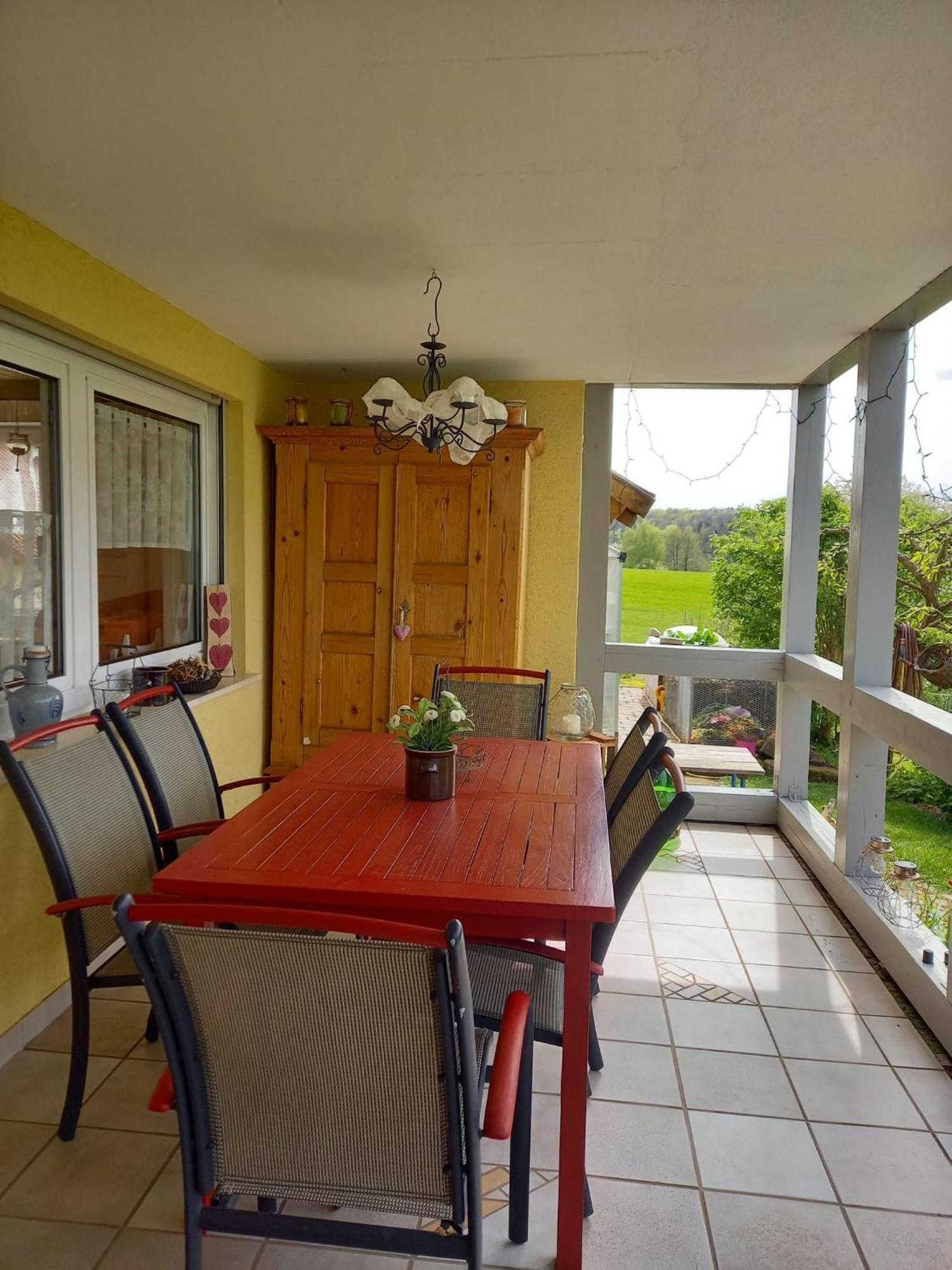 Ferienwohnung Pfadenhauer Pfarrweisach Exterior foto