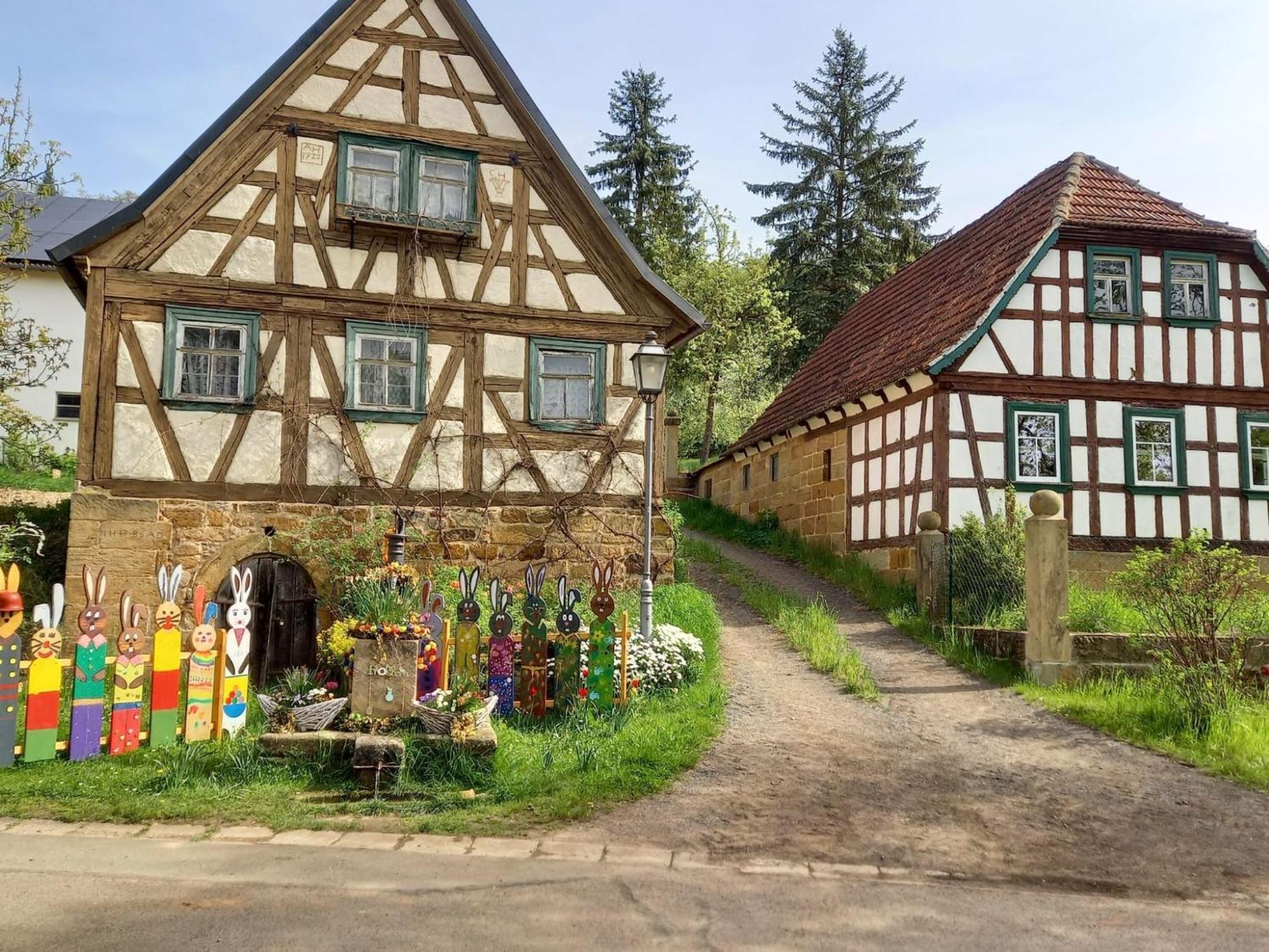 Ferienwohnung Pfadenhauer Pfarrweisach Exterior foto